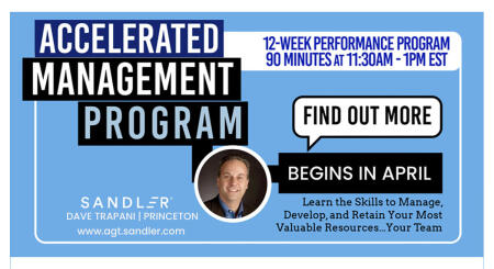 Accelerated Management Program by Sandler Princeton April